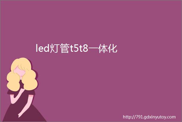 led灯管t5t8一体化