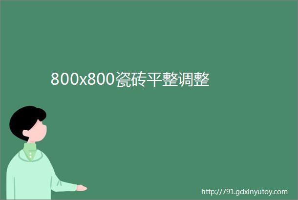 800x800瓷砖平整调整