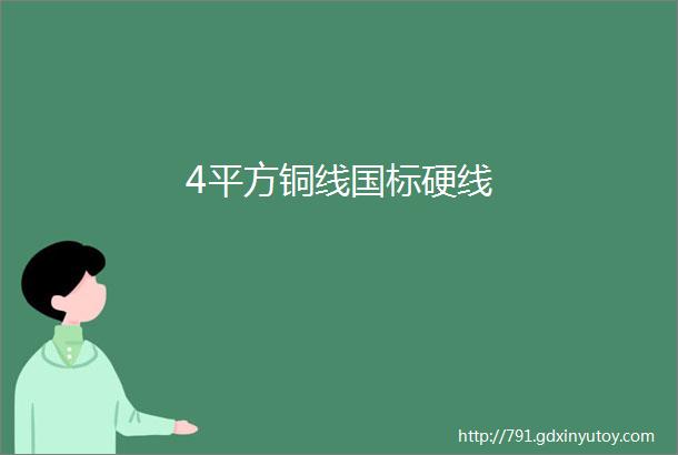 4平方铜线国标硬线