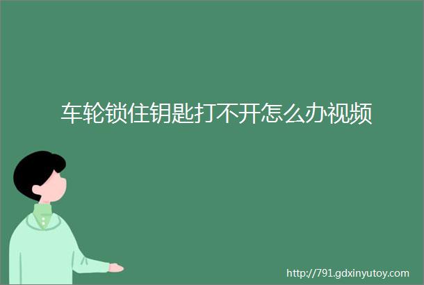 车轮锁住钥匙打不开怎么办视频