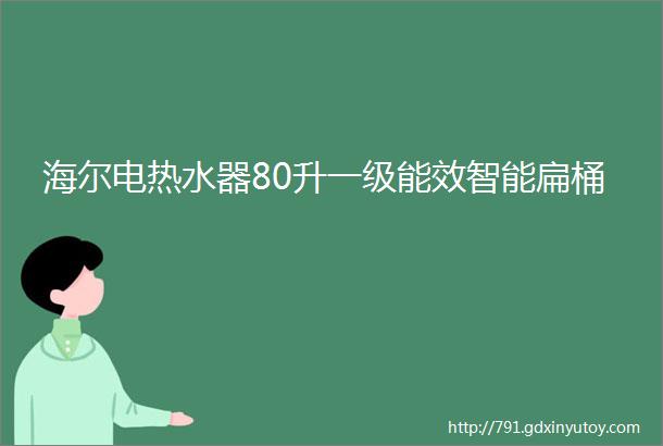 海尔电热水器80升一级能效智能扁桶