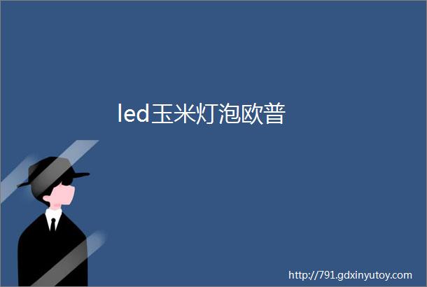 led玉米灯泡欧普