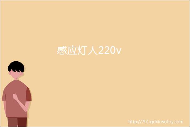 感应灯人220v