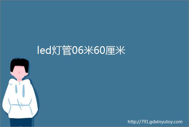 led灯管06米60厘米