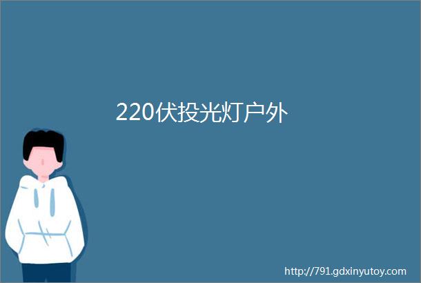 220伏投光灯户外