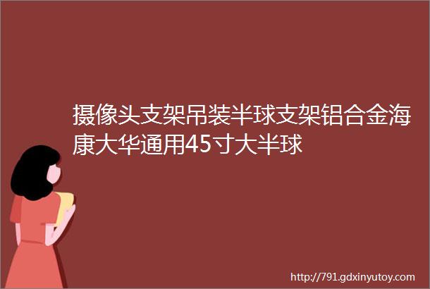 摄像头支架吊装半球支架铝合金海康大华通用45寸大半球