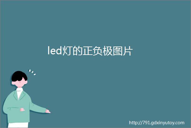 led灯的正负极图片