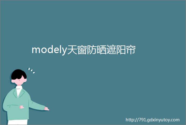 modely天窗防晒遮阳帘