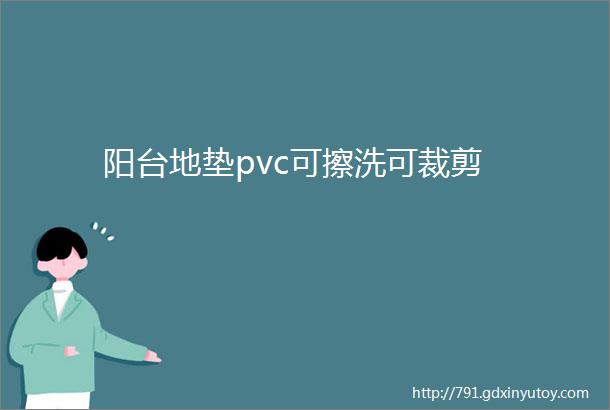 阳台地垫pvc可擦洗可裁剪